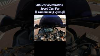 R15 V3 Bs4 All Gear Acceleration Speed Test 💥  Crazy Result 🤯shorts short ytshorts [upl. by Nitas]