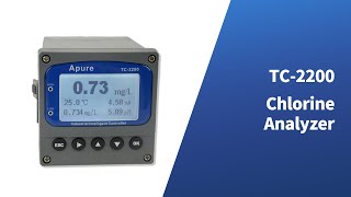 Apure TC2200 residual chlorine meter with sensor [upl. by Anam]