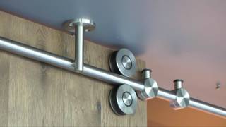 Modern Barn Door Hardware amp Features [upl. by Clymer]