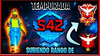 🔴🚀SUBIENDO DE RANGO CON SUBS🔥🔴TEMPORADA 42 BR CLASIFICATORIA⭐️ FREE FIRE  🔴🚀🎯� [upl. by Ennairek]