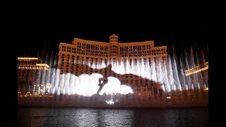 Game of Thrones quotWinter Is Herequot Water Fountain Tribute Show at the Bellagio in Las Vegas [upl. by Ylesara]