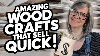 Top 6 EASY Scrap Wood Projects to SELL FAST [upl. by Titania]