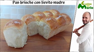 Pan brioche con lievito madre SOFFICISSIMO [upl. by Kassel]