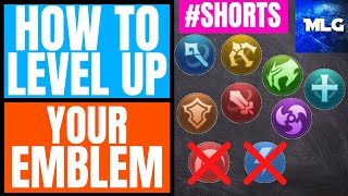 HOW TO LEVEL UP EMBLEMS FAST MOBILE LEGENDS 2021  Mobile Legends [upl. by Ococ104]