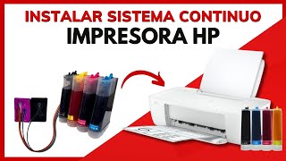 Como Instalar Sistema Continuo en Impresora HP ✅ Adaptar Sistema Continuo Impresora HP [upl. by Sherris]