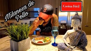 Como Preparar Milanesa de Pollo  Cocina Facil [upl. by Jilli]