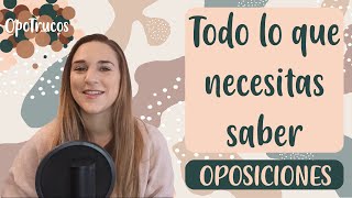 OPOSICIONES para PRINCIPIANTES 👶🏼 ¿QUÉ son ¿CUÁNTAS existen ¿CUÁL ELEGIRESTUDIAR como opositor 🤔 [upl. by Elyrad]