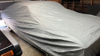 Carcovercom Gold Shield 5L Car Cover On Our 1966 Chevelle [upl. by Crofoot]