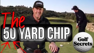 Phil Mickelson How to chip 50 yards [upl. by Kozloski]