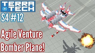 Terratech  Ep12 S4  Agile Bomber Plane amp Leveling  Terratech v082 Gameplay [upl. by Anbul]