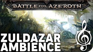 The Jungles of Zuldazar  1 Hour ASMR amp Ambience DayNightRainClear [upl. by Kile]