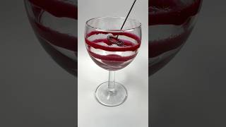 colorization of a glass in an original way with a satisfactory asmr shaker [upl. by Aeslek]