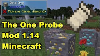 The One Probe Mod for Fabric Minecraft 114 Demonstration and Review [upl. by Jandel]