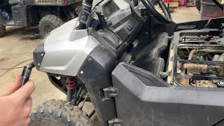 Honda Pioneer 7004 How To Manually Put Transmission In Gear Will Not Go In Gear No Engine Light [upl. by Sessylu897]