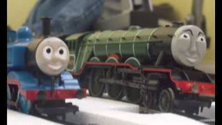 Hornby Flying Scotsman amp Thomas Passenger and Goods Train Set [upl. by Tnecniv]