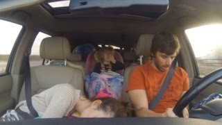 GoPro TimeLapse of Our Hilarious Trip Home  Sam amp Nia [upl. by Ymerej504]