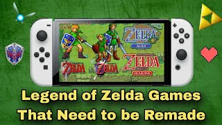 Zelda games that need to be remade OR Are These Zelda Games Coming to the Switch [upl. by Enahpets453]