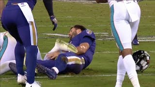 Kiko Alonso Hit On Joe Flacco  Dolphins vs Ravens  NFL [upl. by Ahsieym235]