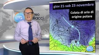 Tendenza meteo 10 giorni scende linverno sullItalia Freddo e neve in arrivo [upl. by Gherardi]