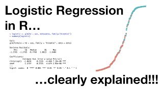 Logistic Regression in R Clearly Explained [upl. by Penni597]