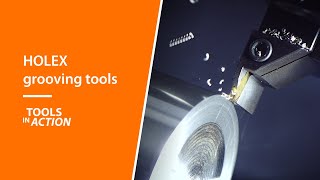 Tools In Action HOLEX grooving tools [upl. by Ndnarb571]