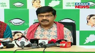 Press Meet  BJD Targets State Govt Over Attempted Rpe Of Tribal Woman In Bangmunda [upl. by Natty]