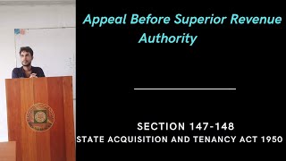 sec 147148 SAT Act  Appeal before superior revenue authority [upl. by Idur]