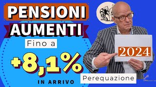 PENSIONI 👉 AUMENTI N ARRIVO fino a  81 da GENNAIO❗️ Ecco per chi [upl. by Nyleahcim]