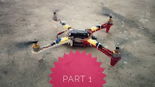 UNBOXING and MAKING DRONE APM 28Very easy to make your drone part 1 [upl. by Akinek615]