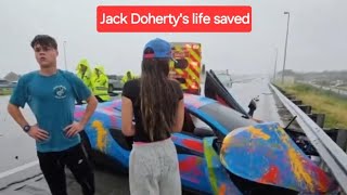 Jack Doherty crashes new McLaren while streaming usa viral youtube viralvideo trending news [upl. by Srini]