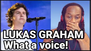 LUKAS GRAHAM Youre not the only one REACTION  The messagethe voicewow  first time hearing [upl. by Siurtemed]