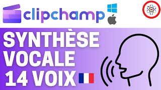 Synthèse Vocale 14 voix françaises disponibles sur ClipChamp [upl. by Bazluke]