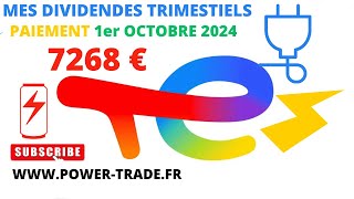 Mes dividendes Trimestriels Total Énergies [upl. by Mcloughlin]