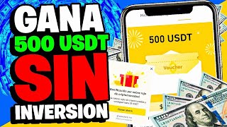 ¡¡ TIENES 48 HORAS PARA GANAR 500 EN BINANCE  SIN INVERSION [upl. by Gabbie]