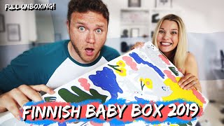 FINNISH BABY BOX UNBOXING  2019 [upl. by Dnomaid157]