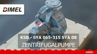 KSB SYA 065315 SYA 08 AB LAGER ZENTRIFUGALPUMPE [upl. by Rickard]