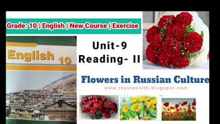 Class 10 English book guide unit 9 reading [upl. by Nywrad]