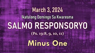 Salmo Responsoryo  March 3 2024  minus one [upl. by Enymzaj]