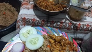 Ïa Shet fried rice hi ha iing bad ki paralok Veg Fried Rice khasi Foods meghalaya india [upl. by Rowe944]