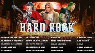 Hard Rock Songs Collection 💪 Greatest Hit Hard Rock Music 💪 Metallica Nirvana ACDC Bon Jovi [upl. by Jarrow]