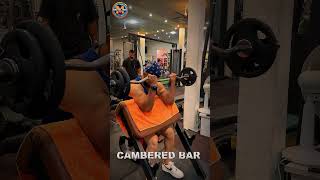 cambered bar gym motivation gymshorts gymworkout [upl. by Aeriell905]