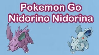 Evolución Pokemon Go Nidorino  Nidorina [upl. by Ateuqahs]