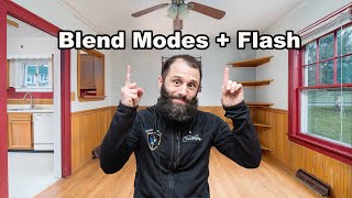 Advanced Flambient Method Using 3 Blend Modes  Real Estate Photography [upl. by Meggie]