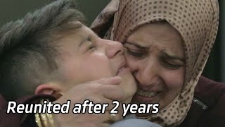 Syrian refugee child reunited with his parents [upl. by Carilla]