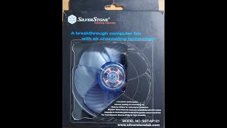 SilverStone SSTAP121 Air Penetrator 121 120 3Pin Fan Review Pt 1 [upl. by Ahab]