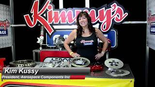 Aerospace Components “Kimmy’s Garage” features the difference between Drag Race Rotors VS Pro Street [upl. by Woodward183]