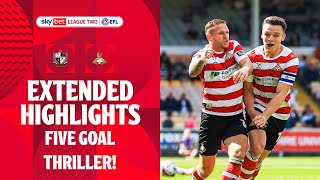 FIVE GOAL THRILLER  Port Vale v Doncaster Rovers extended highlights [upl. by Joane]