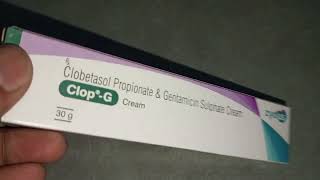 Clobetasol Propionate amp Gentamicin Sulphate Cream Uses in hindi  Clop G cream kese uses kare [upl. by Ille]