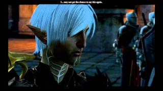 Dragon Age II Fenris Act III Romance Humorous Final Kiss [upl. by Ramhaj]