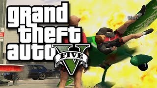 GTA 5 Online Stunts  Stunt Plane Fun GTA V Fails and Funny Moments KYR SP33DY [upl. by Dyrrej]